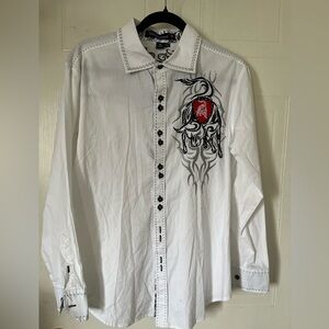 Victorious Los Angeles Western Bull Fighting Button-down Shirt